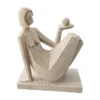 Adorno decorativo en resina - figura femenina