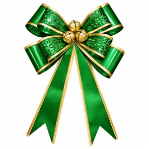 Lazo Decorativo Metálico Verde